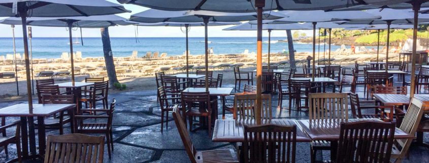 Dine at a White Sand Beach