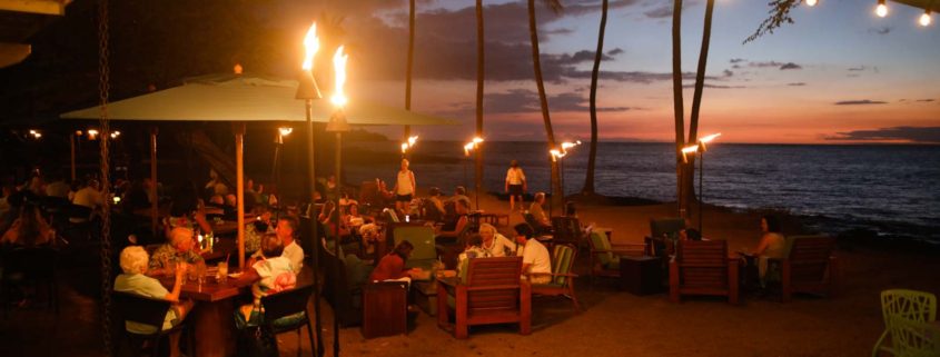 Lava Lava Beach Club at Sunset